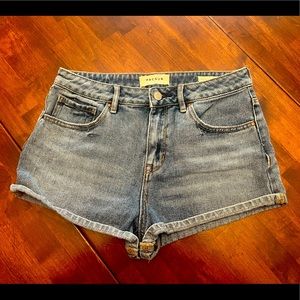 PacSun high rise denim shorts size 26